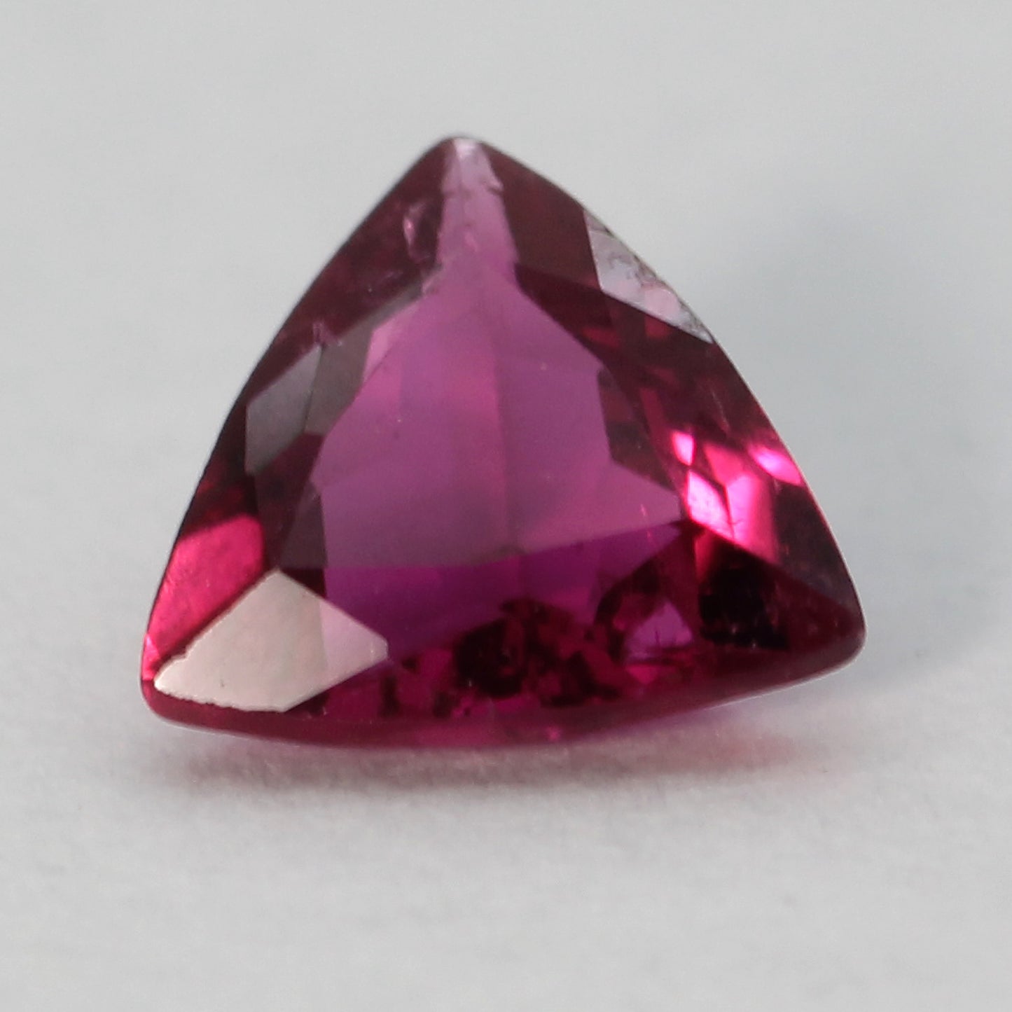 triangular cut rubellite tourmaline 0.44ct