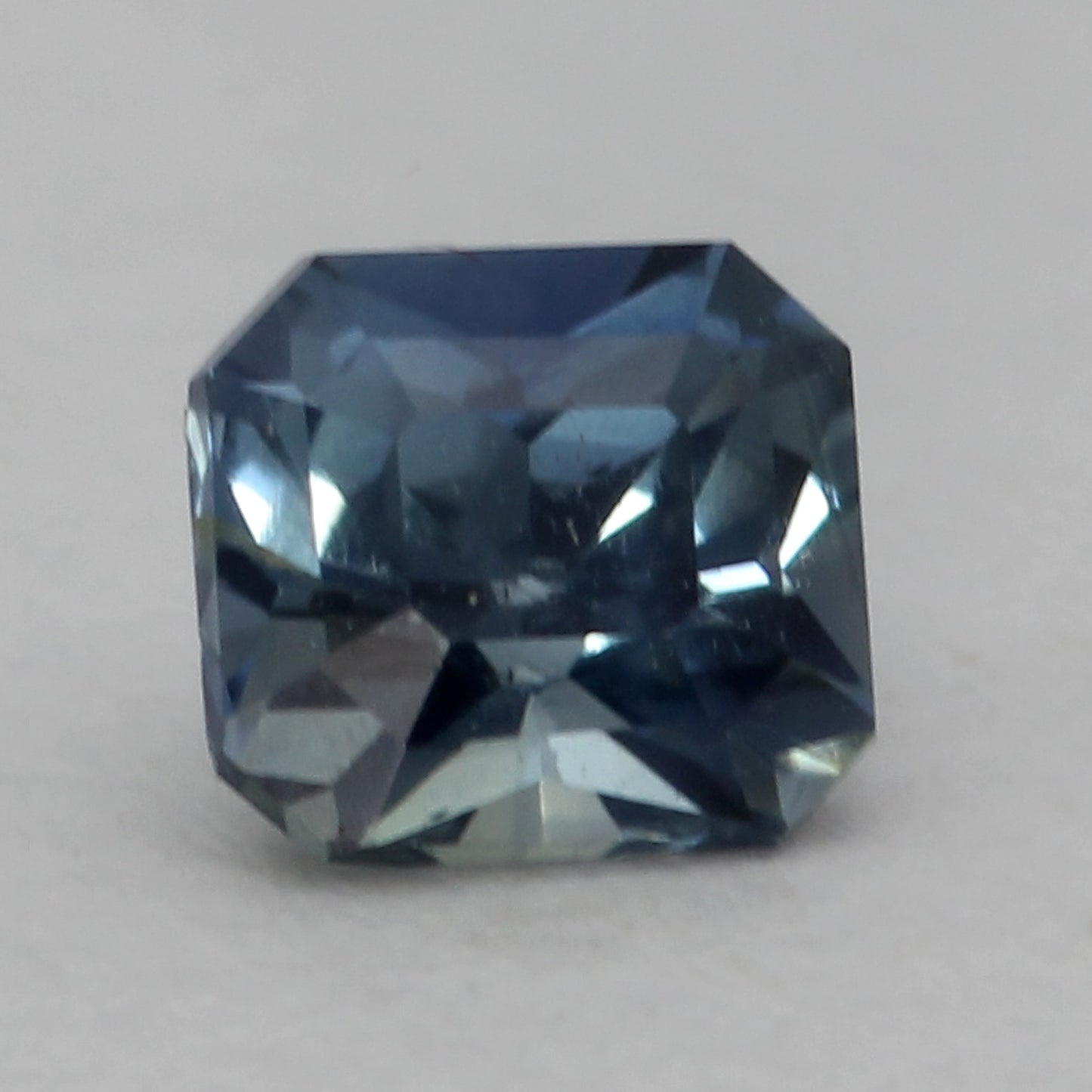 teal octagon cut sapphire 0.61 ct