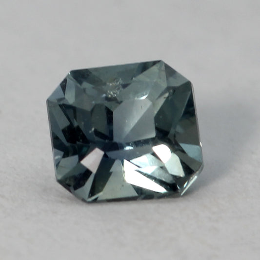 teal octagon cut sapphire 0.6ct