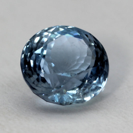 round facteted aquamarine 1.02ct