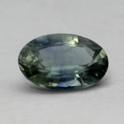 oval cut PAIR of teal sapphires 1.05 ct (0.55ct each)