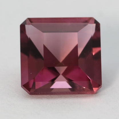 square cut pink tourmaline 2.85 ct