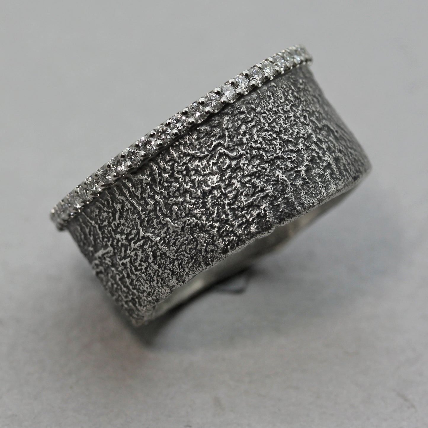 Reticulated Diamond Eternity Ring