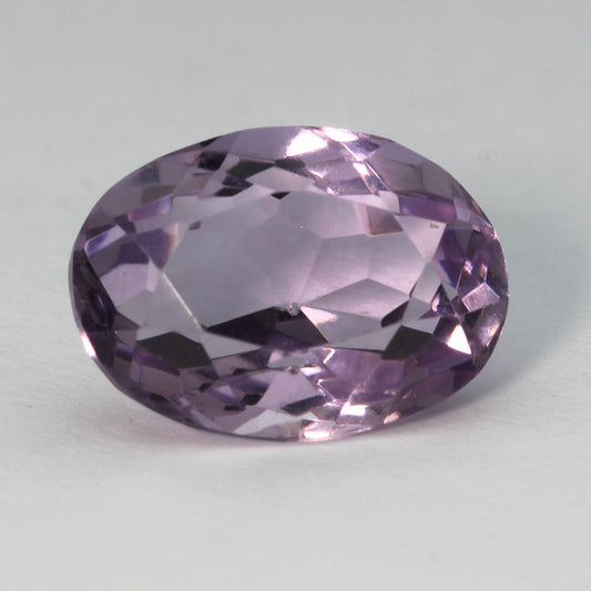 oval faceted amethyst 6.33 ct