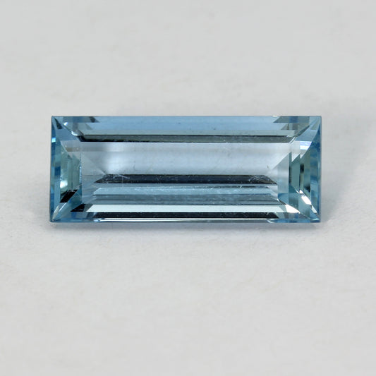 baguette cut aquamarine 3.71 ct