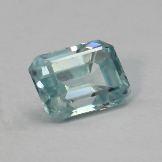 octagon cut blue zircon 1.73 ct