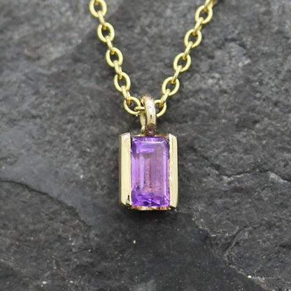 Amethyst Flute Pendant Mini