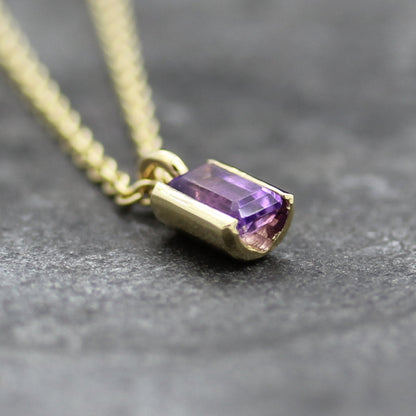 Amethyst Flute Pendant Mini