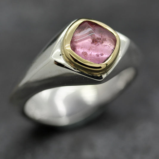 Abbey Ring 'Mini' Pale Pink Tourmaline