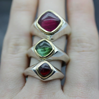 Abbey Ring 'Mini' Red Tourmaline