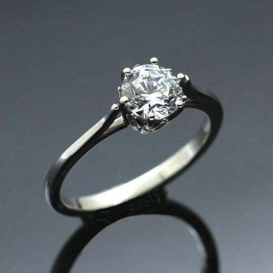 THE GRANDE 0.75CT DIAMOND SET IN PLATINUM ENGAGEMENT RING