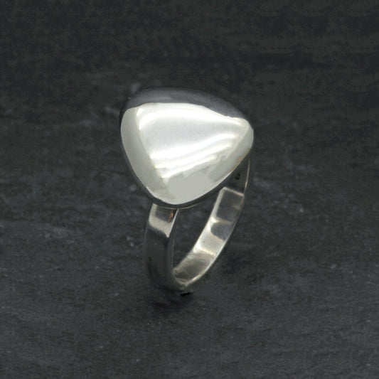 Midi Pebble Ring Small Silver