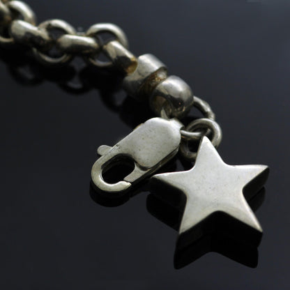 SILVER STAR CHARM (M) SILVER BRACELET