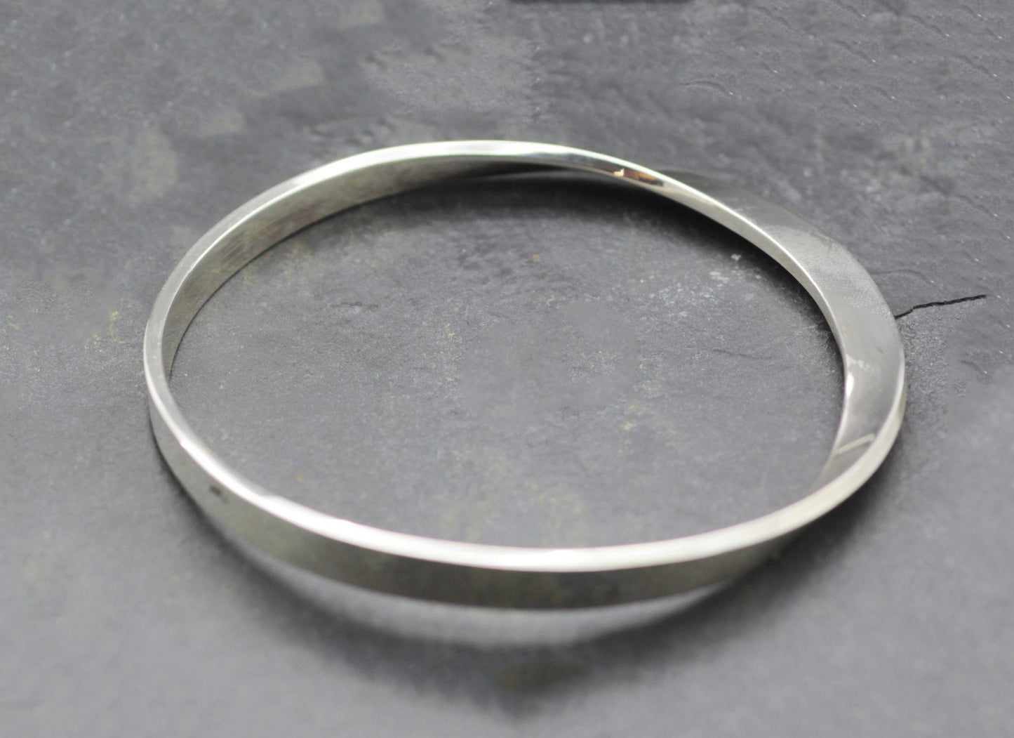 Sterling Silver Mobius Bangle