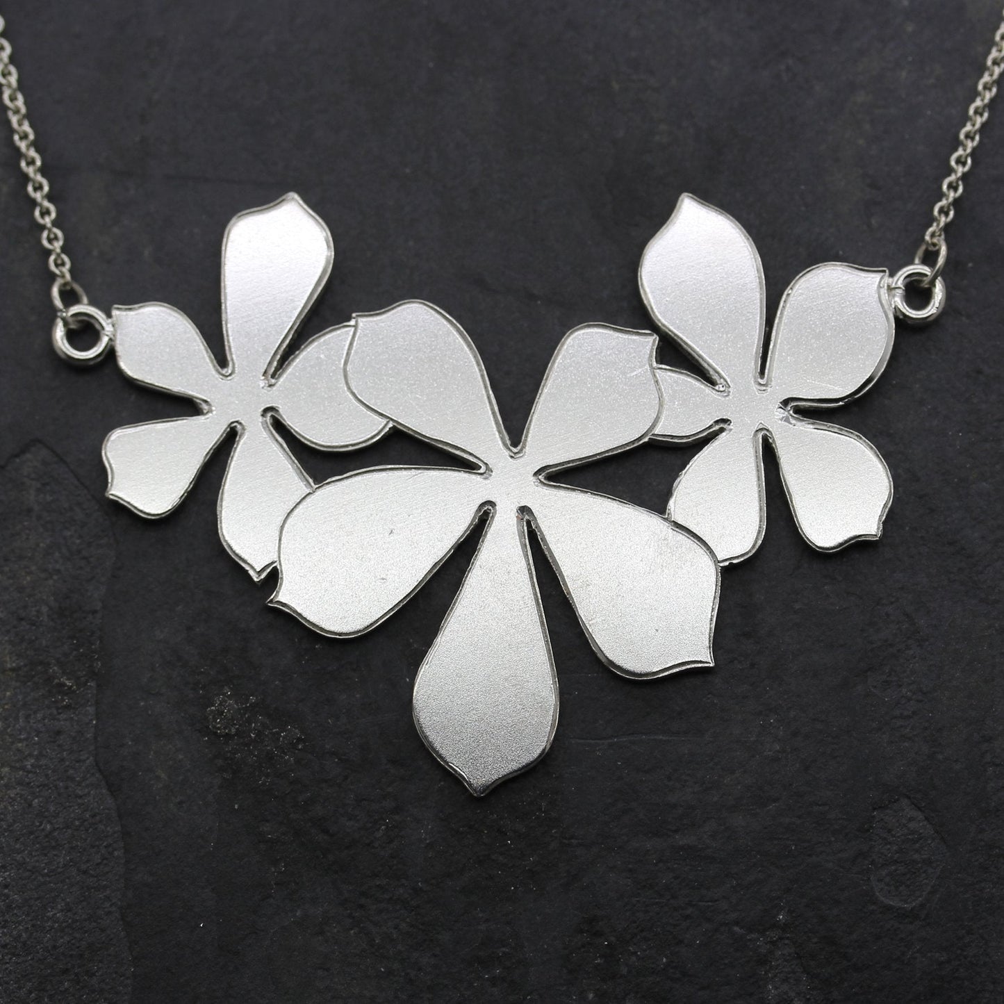 Blossom Pendant Large Sterling Silver