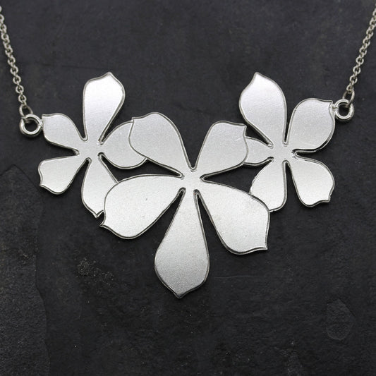 Blossom Pendant Large Sterling Silver