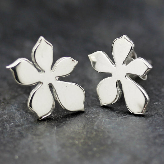 Blossom Ear Stud Small Sterling Silver