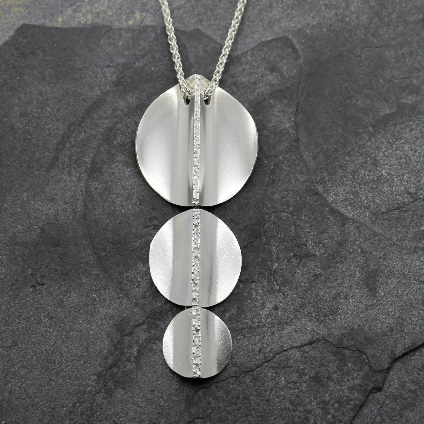 Bond Triple Pendant Sterling Silver