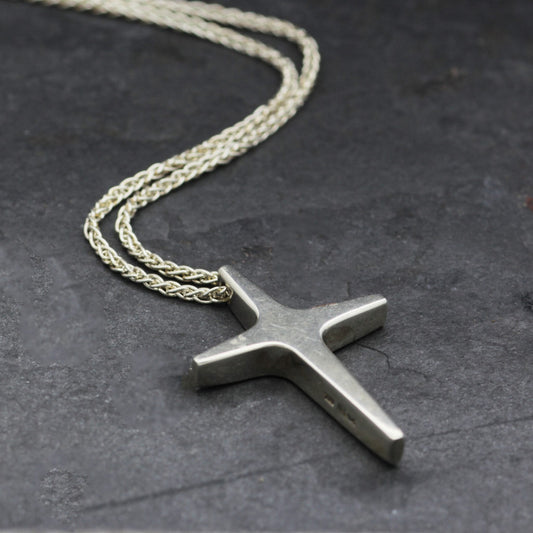 Silver Cross Pendant Medium